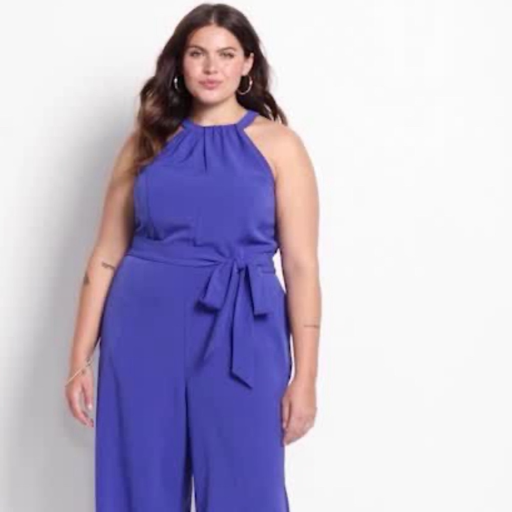 Lane Bryant halter top jumpsuit. NWT. Size 18